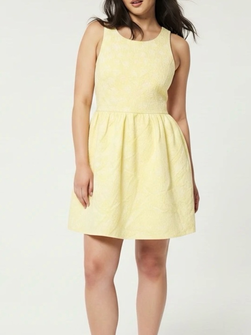 Others Follow Yellow & White Floral Print Dress